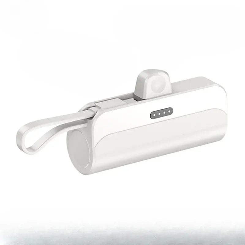 Mini Powerbank External Battery Fast Charger for Iphone Samsung Xiaomi 10000Mah Portable Power Bank Built in Cable Type-C Plug