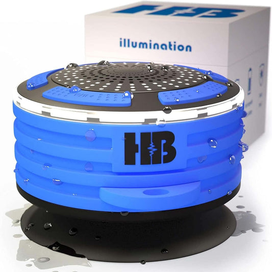 Bluetooth Shower Speaker Waterproof - Portable Wireless Bluetooth Speaker for Shower, Small Waterproof Bluetooth Speaker with IPX7, Shower Radio, for Bathroom & Outdoor Use