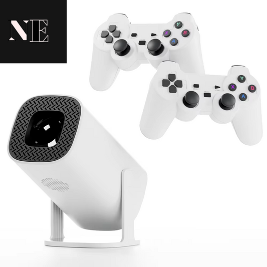 Android 11 Gaming Projector P30MAX 64GB TF Card Wireless Gaming Controller Dual WIFI 1280*720P Home Theater Portable Projector