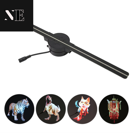 3D Hologram Fan 16.5In 2000X224 Wifi 3D Projector with 224 LED Light Beads for Business Store Advertising